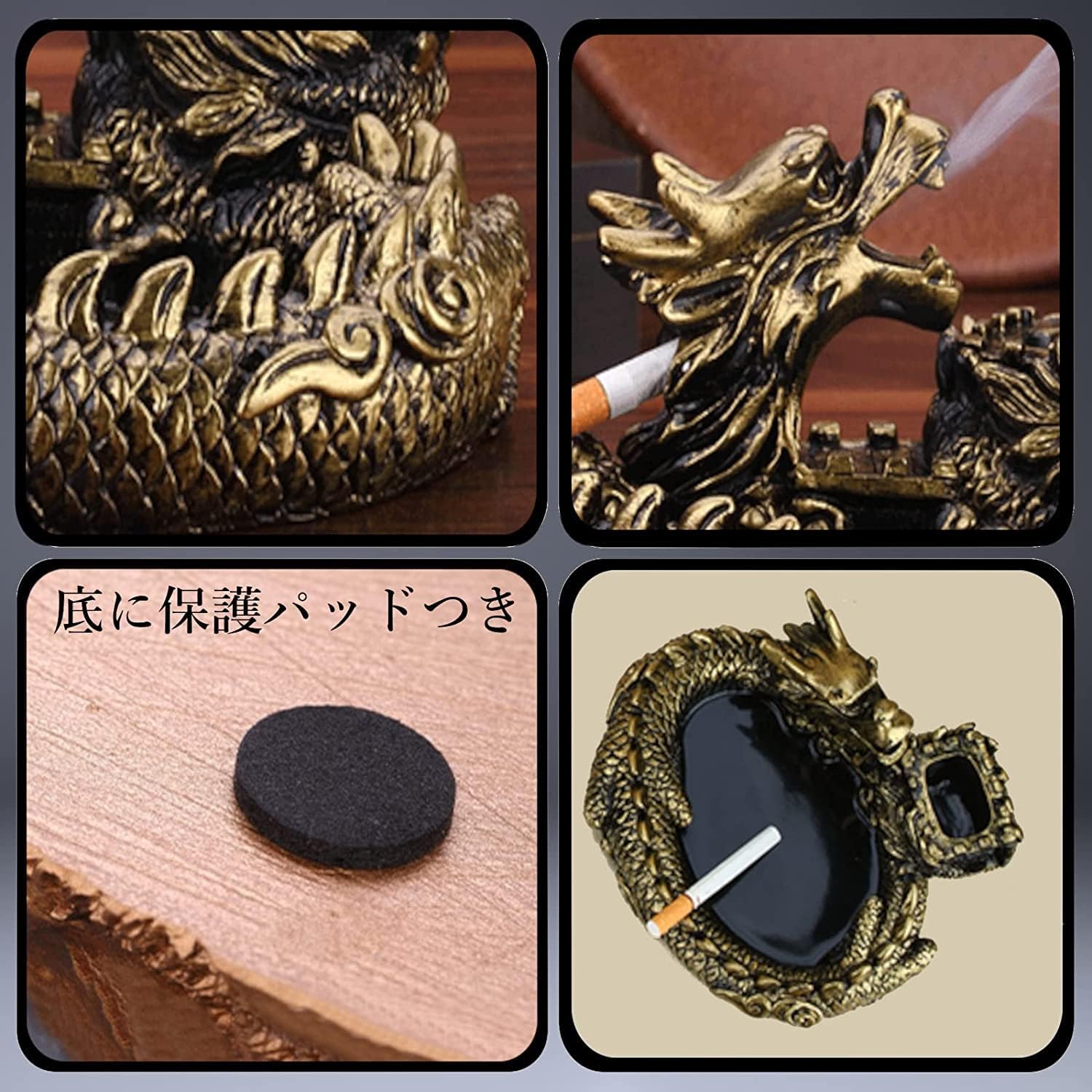 楽天市場】龍の置物 風水 灰皿 皿 パワーストーン 浄化皿 龍 置物 玄関