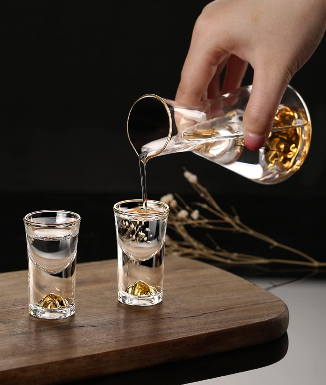 コレクター様必見！！大正グラス ショットグラス 4客セット