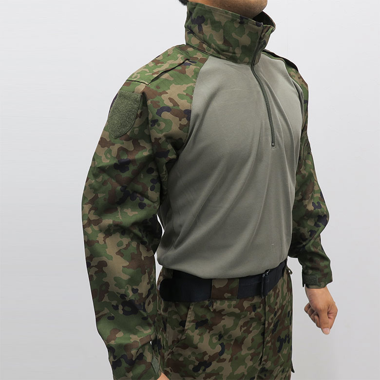 戦人製 難燃コンバットシャツ Mサイズ 陸自迷彩 戦人製 難燃