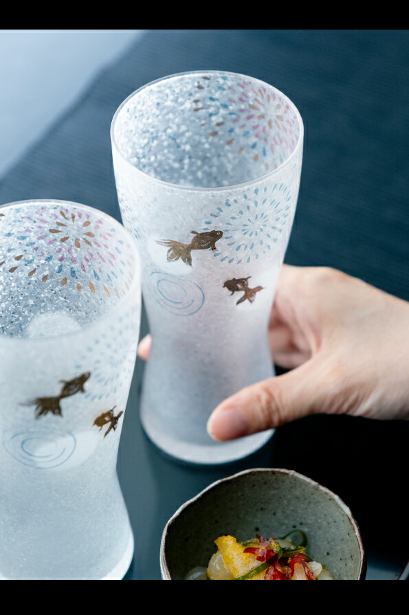 廃盤Amia製 手描き花柄ガラス花瓶 ステンドグラス風 明るいインテリア