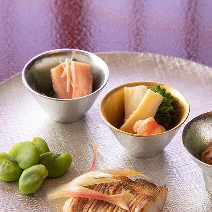 楽天市場】【公式】能作 盃 - 喜器（きき）- 2 錫・金箔セット 名入れ