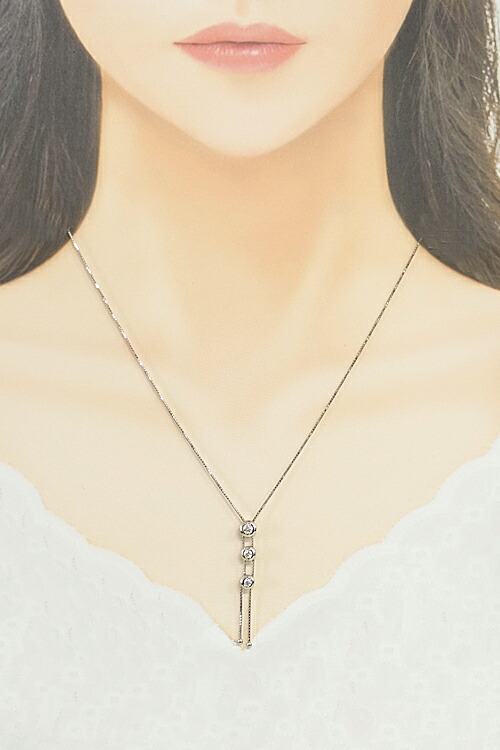 楽天市場】タサキ 田崎真珠 ダイヤモンド トリロジー ネックレス K18