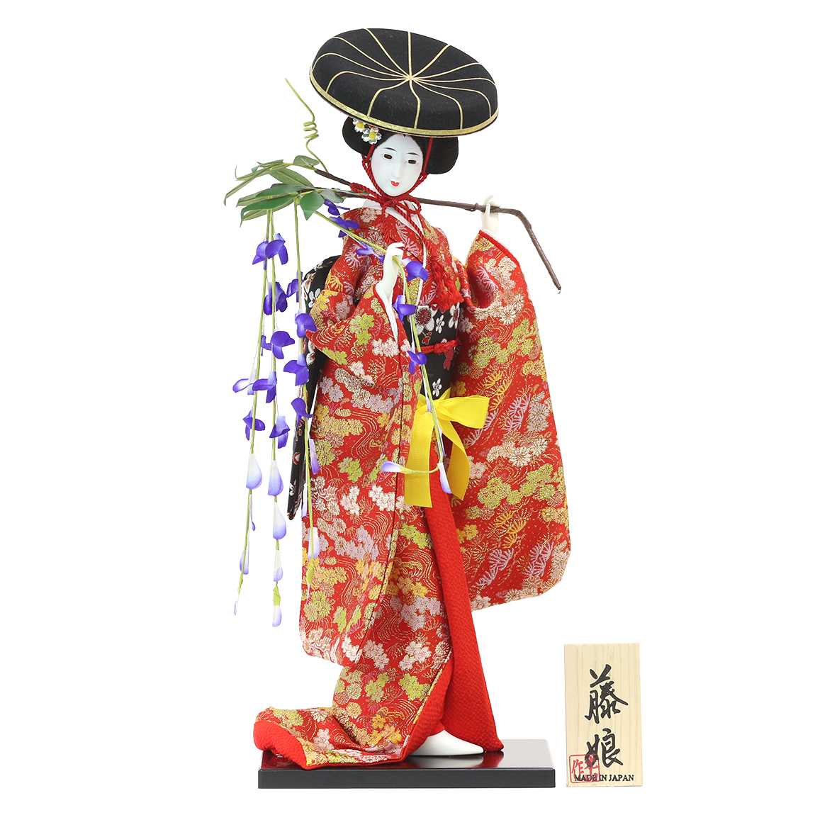 楽天市場】【日本人形】【J019】日本人形10号【藤娘】【新作】【秀光