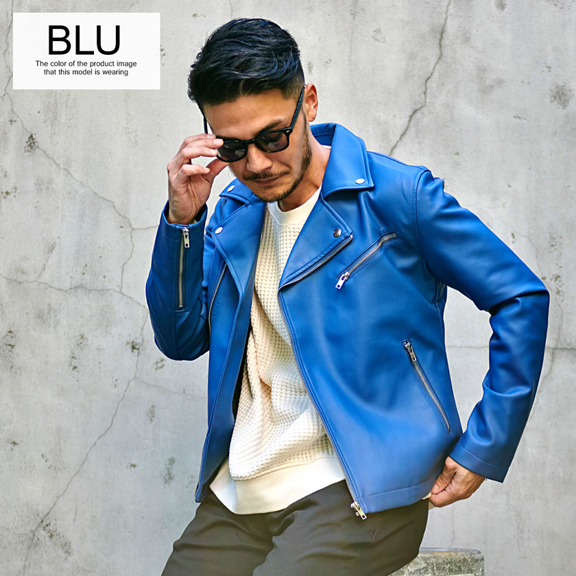 楽天市場】【送料無料】ライダースジャケット ダブル メンズ ブランド