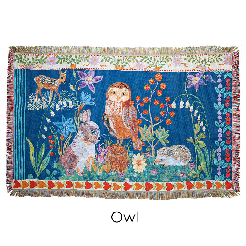 楽天市場】ナタリーレテ ラグ アニマル デザイン タペストリーラグ