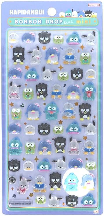 楽天市場】ボンボンドロップシール ミニ はぴだんぶい S8815135 サン