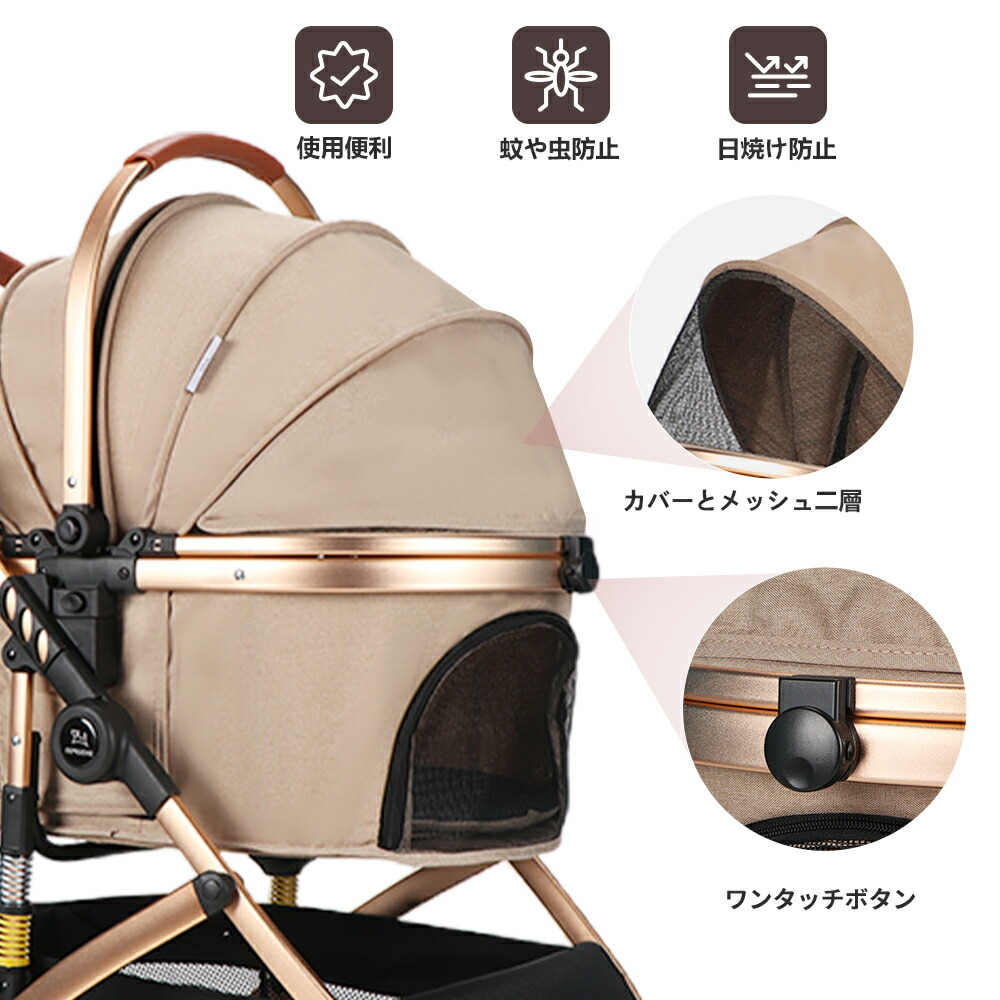 楽天市場】【マラソン最大2000円OFFクーポン】SKISOPGO ペットカート