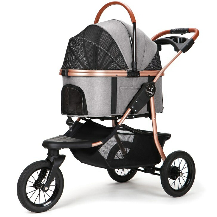 楽天市場】SKISOPGO ペットカート 対面式可能 3輪タイプペットバギー