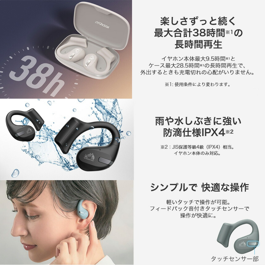 楽天市場】【2/10限定】最大3,000円OFFクーポン配布！HA-NP50T-B JVC