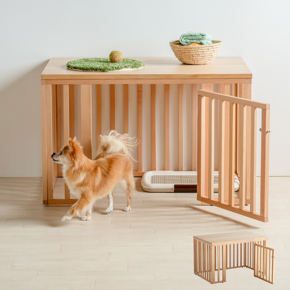 楽天市場】「【木製・組立式】バリアフリーケージ」 ペットサークル
