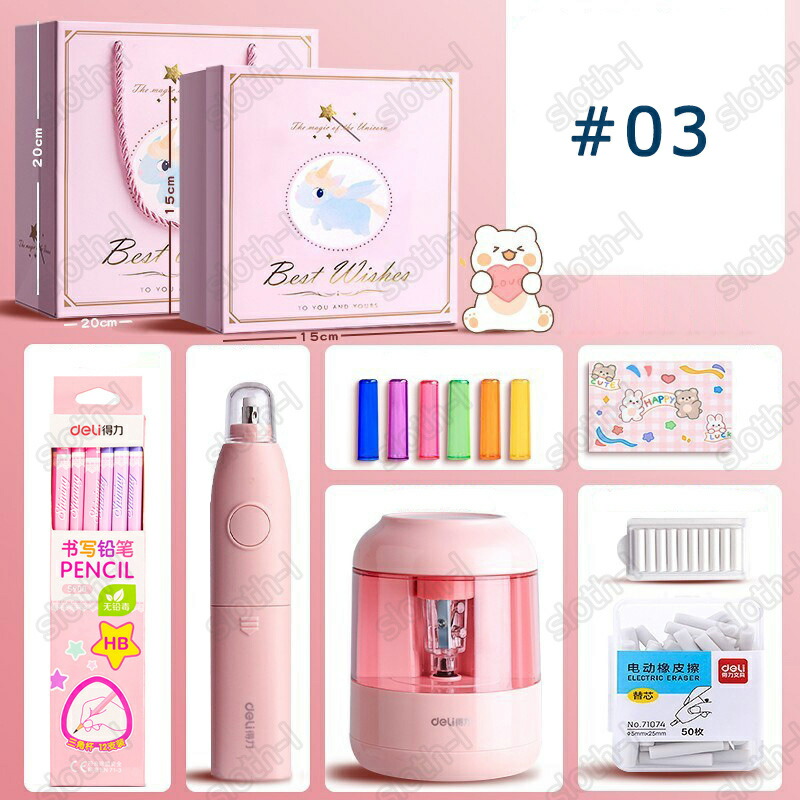 楽天市場】【新出荷】超豪華な文房具セット 携帯便利 電気文房具 収納