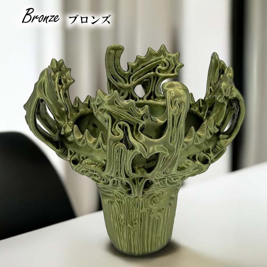 楽天市場】金属色【火焔型土器 レプリカ】3Dプリント インテリア