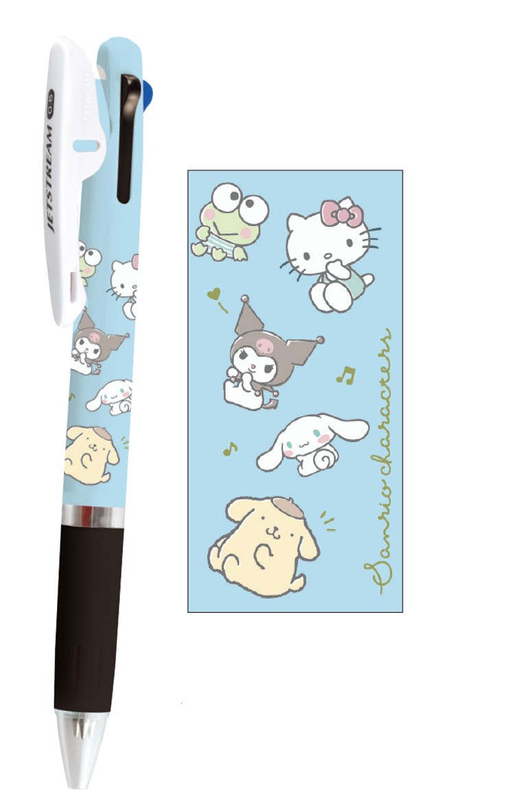 楽天市場】サンリオキャラクターズ 3色ボールペン 0.5mm JETSTREAM
