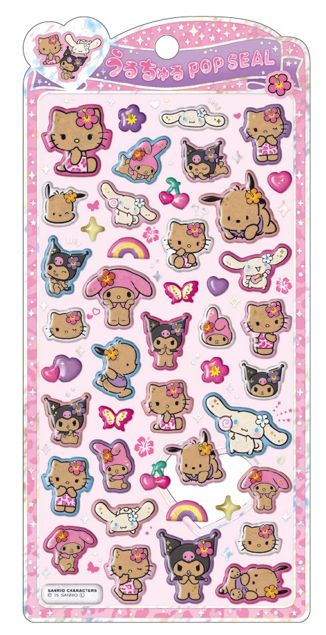 楽天市場】サンリオキャラクターズ うるちゅるPOP SEAL ステッカー