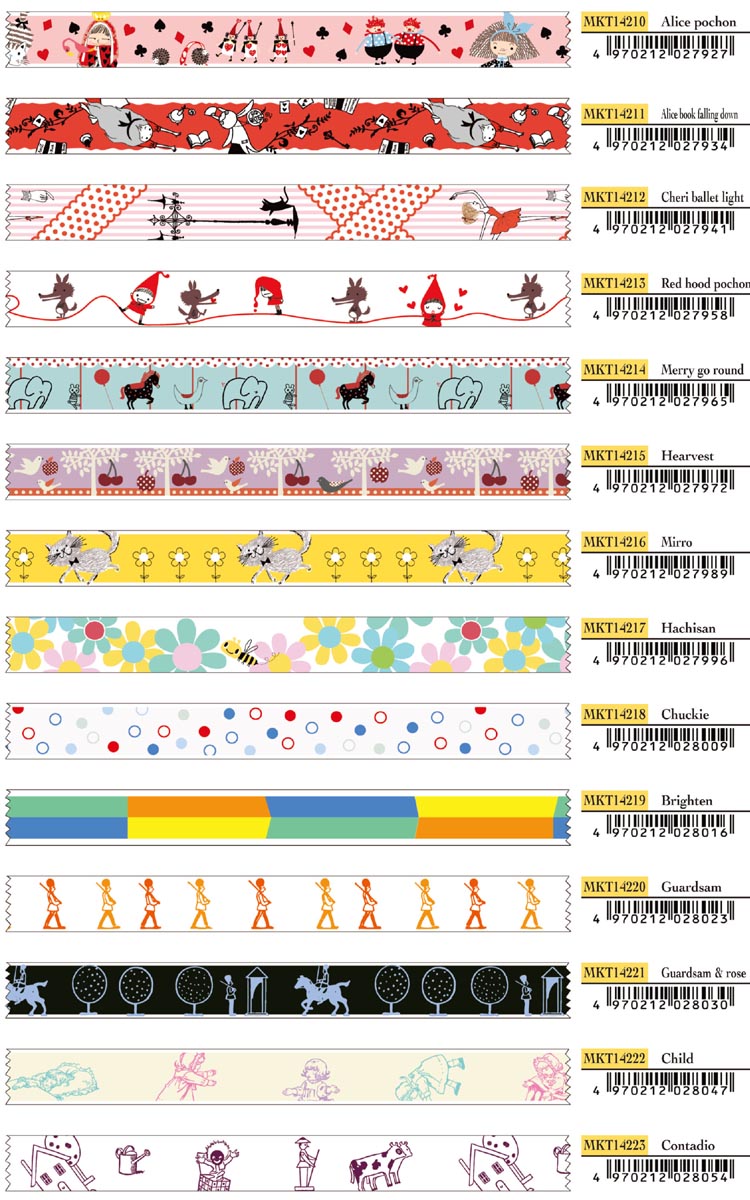 楽天市場】マスキングテープ Masking tape 15mm*10m Shinzi Katoh