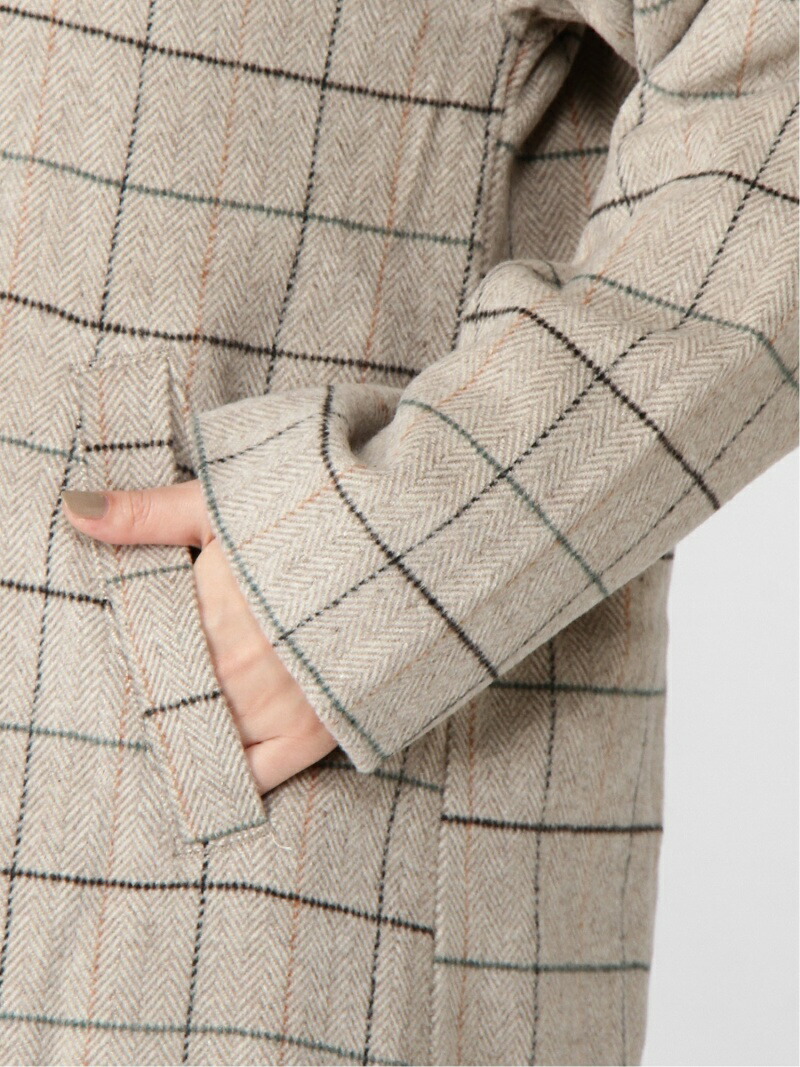 楽天市場】【冬カタログ】チェック柄チェスターコート Samansa Mos2