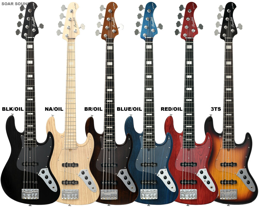 Bacchus 5弦ベース Woodline
