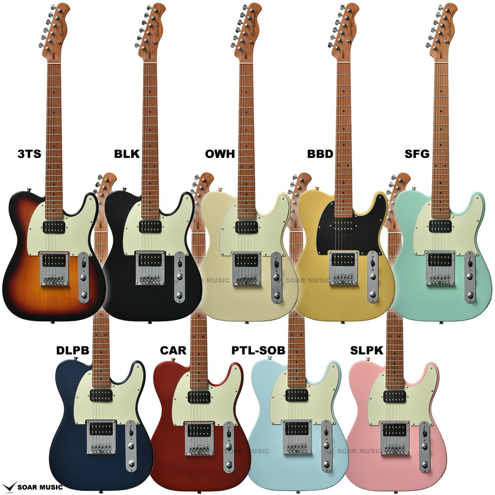 楽天市場】Bacchus バッカス BTE-3-RSM/M ローステッドメイプルネック