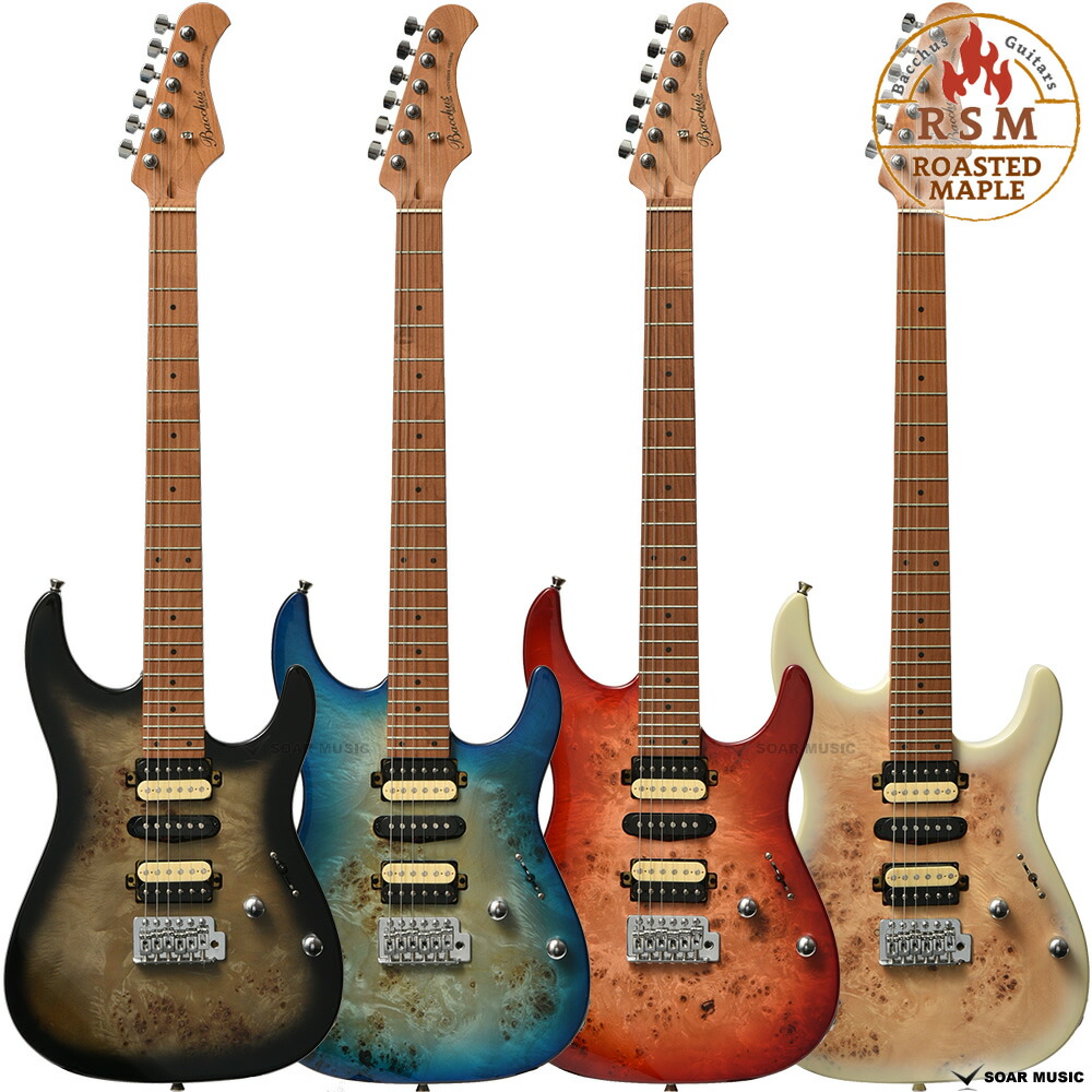 楽天市場】Bacchus バッカス IMPERIAL24-BP-RSM/M エレキギター 24