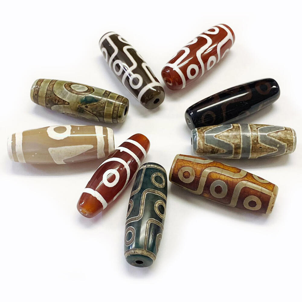 楽天市場】天珠 九種類 西蔵 チベット天珠 バラ売り 粒売り 卸 九眼/五