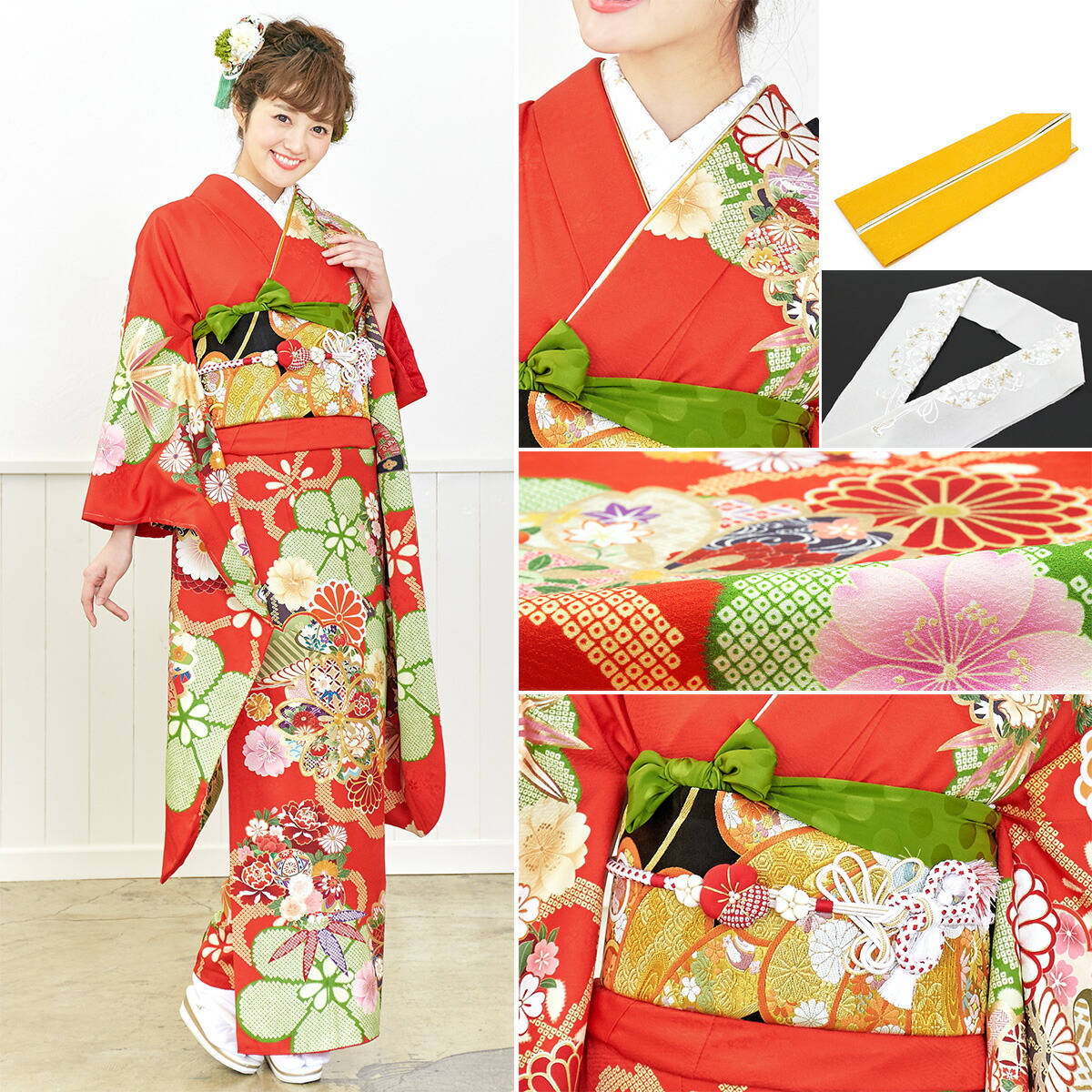 楽天市場】【20％OFFクーポン】決算大感謝祭｜2/1~11 振袖セット 赤系