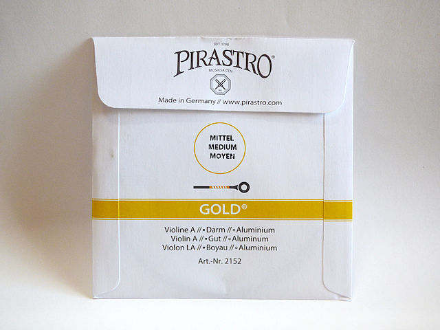 楽天市場】ゴールド A線 バイオリン弦 ピラストロ PIRASTRO GOLD