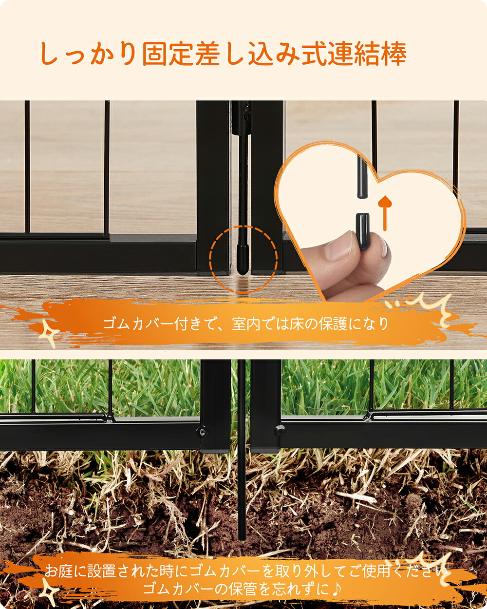 楽天市場】【P10☆ 2/4-10限定!!】FEANDREA ペットフェンス 中型犬用