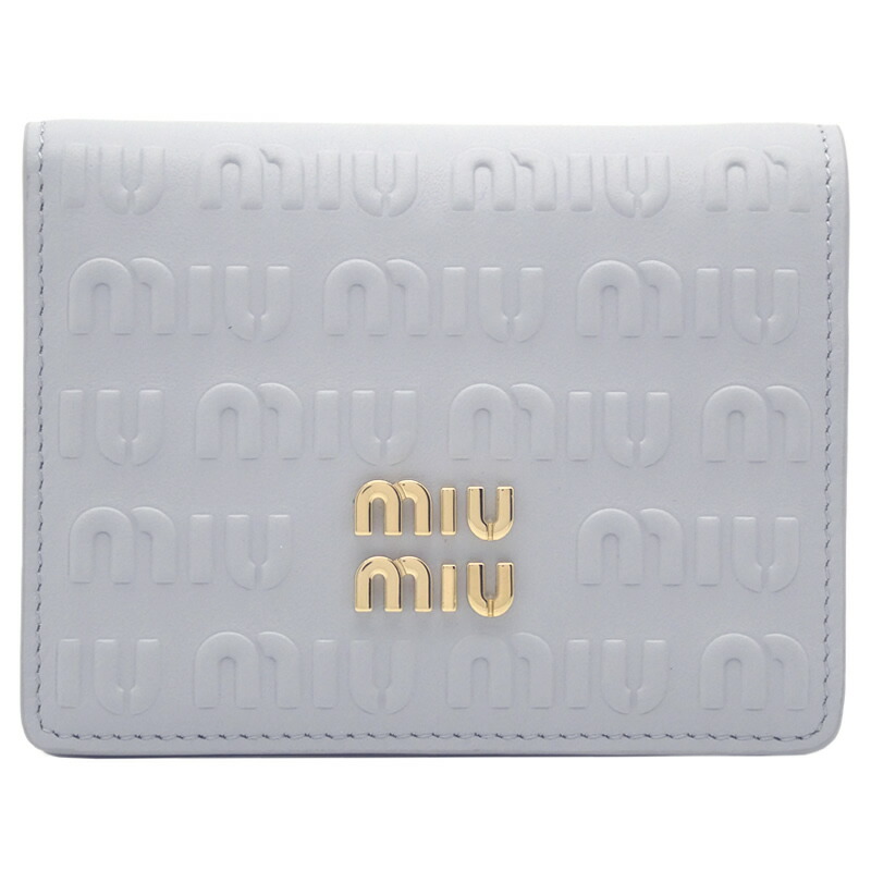 楽天市場】ミュウミュウ MIUMIU エンボスロゴレザー 財布