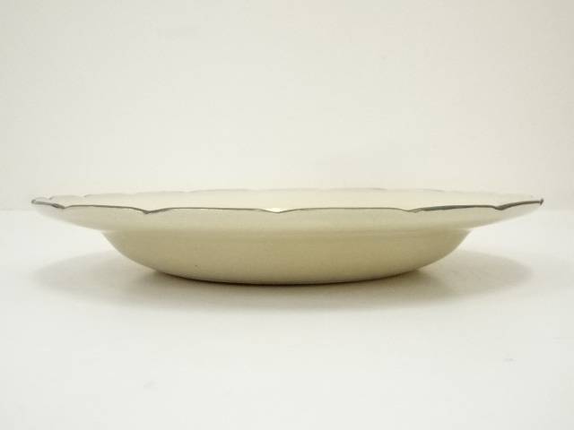 16代永樂善五郎（即全）造仁清寫波茶碗（共箱）千家十職