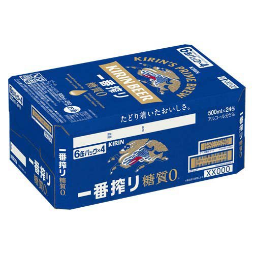 楽天市場】キリン 一番搾り 糖質ゼロ(500ml*48本セット)【一番搾り