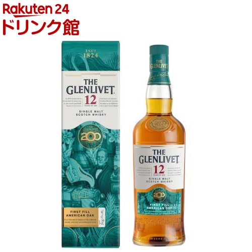 楽天市場】【企画品】ザ・グレンリベット 12年 200周年記念ボトル