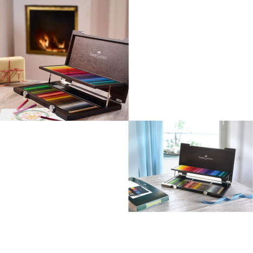 楽天市場】ファーバーカステル ポリクロモス色鉛筆セット 120色 木箱