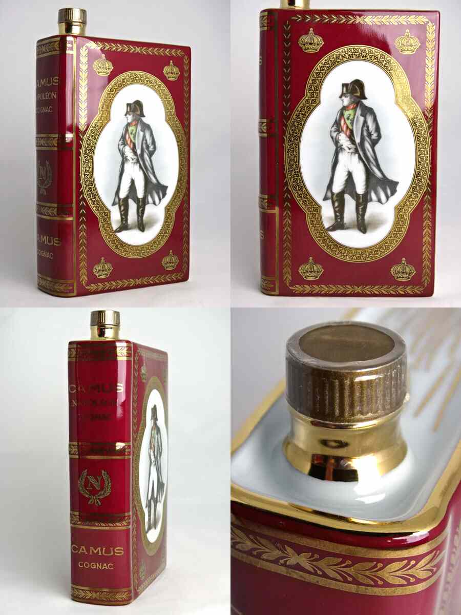 CAMUS の空ボトル 赤い化粧箱付き CAMUS の空ボトル 赤い化粧箱付き