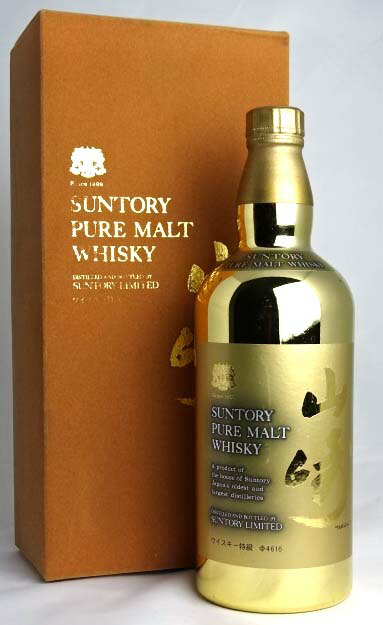 サントリー山崎ゴールドボトル 60周年 ピュアモルトウイスキー 楽天