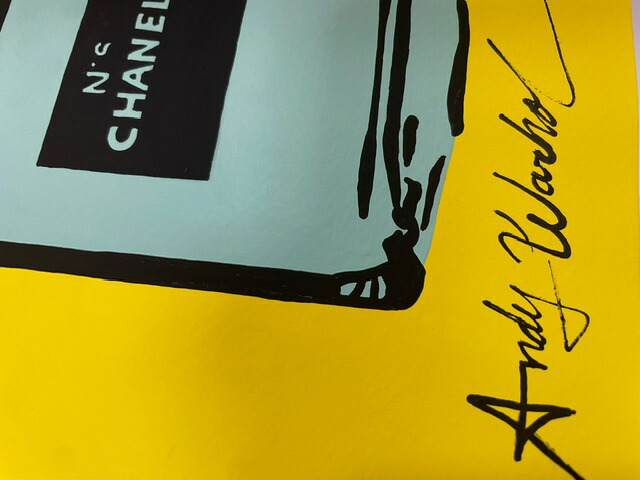 アンディウォーホル 水彩画 4 ブランドオマージュ