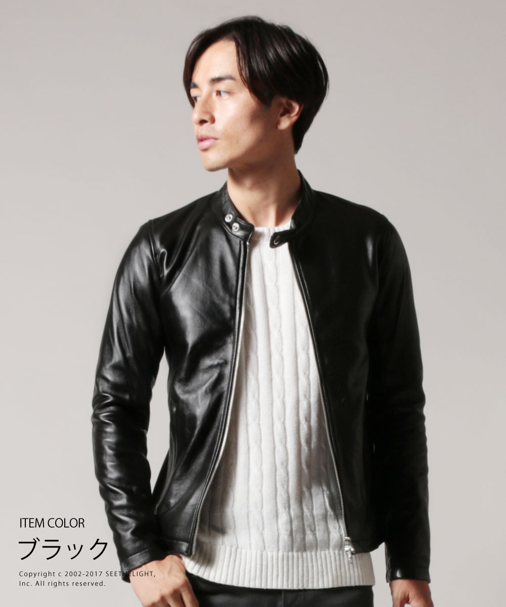 UNITED ARROWS LTD. A DAY IN THE LIFE】山羊革 ゴートレザー シングル