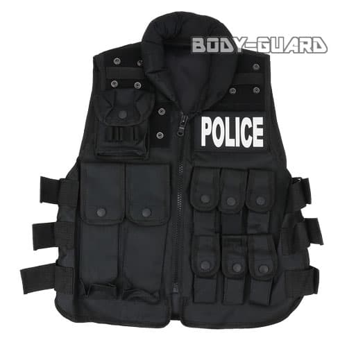 楽天市場】タクティカルPOLICEタイプベスト ブラック アサルトベスト