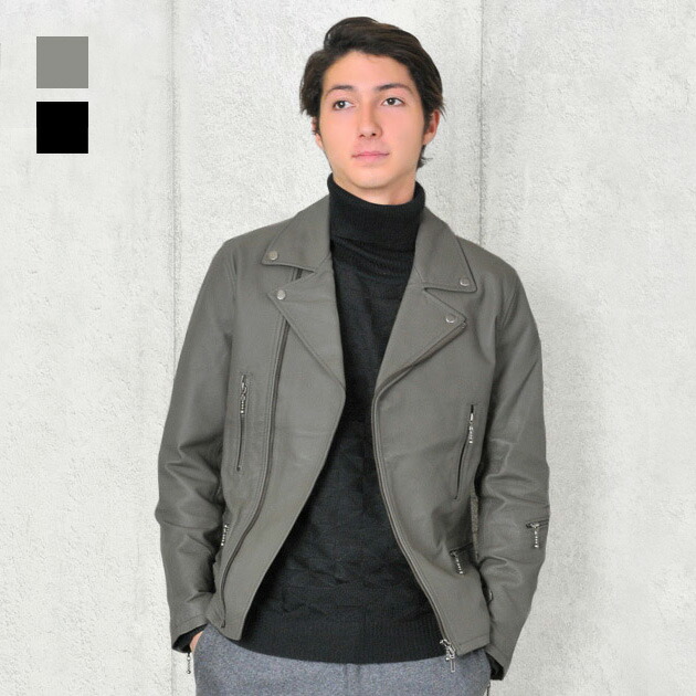 楽天市場】レザージャケット メンズ 本革 ホワイト 白 グレー ブラック