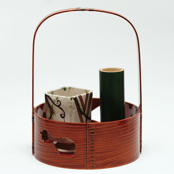 楽天市場】【茶道具 / 莨盆 (たばこ盆) 】 瓢透 (ひさごすかし) 手付莨