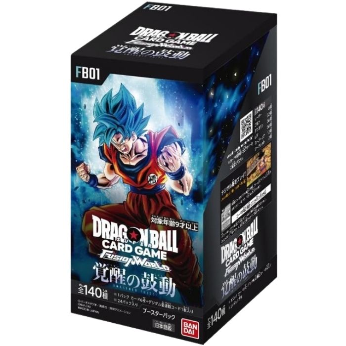ドラゴンボール カード】覚醒の鼓動 新品未開封 テープ付き 1 box 楽天