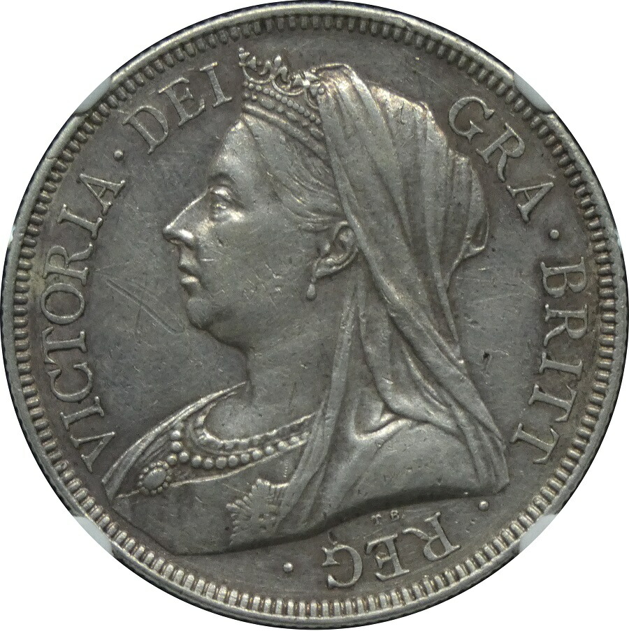 楽天市場】英国 1893年 ハーフクラウン銀貨 NGC鑑定 AU Details