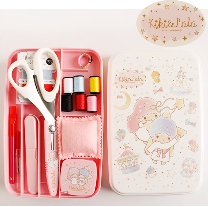 楽天市場】裁縫セット 小学校 裁縫箱 キキ＆ララ キキララ サンリオ