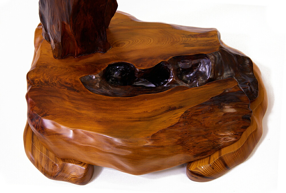 楽天市場】屋久杉 棚 玄関仕様：無垢 / 材料：屋久杉（飾り棚 飾り台