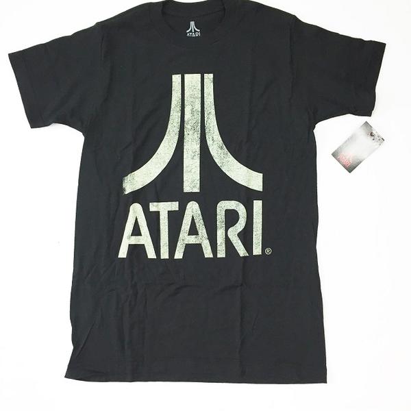 楽天市場】ATARI アタリ シンプル ロゴ ブラック ヴィンテージタイプ T