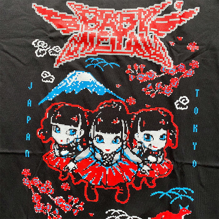 楽天市場】BABYMETAL ベビーメタル Tシャツ ローズ・ウルフ ロゴ ROCK