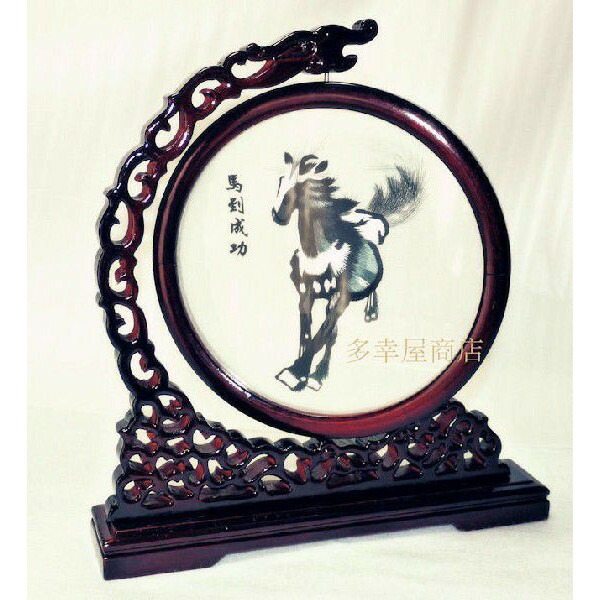 楽天市場】両面刺繍 高級刺繍 インテリア おしゃれ工芸品 置物 ギフト