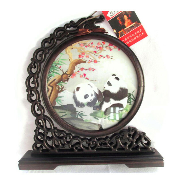 楽天市場】両面刺繍 高級刺繍 インテリア おしゃれ工芸品 置物 ギフト