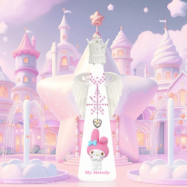 フィリコ ジュエリーウォーター 空ボトル マイメロ クロミ 羽付き 2本