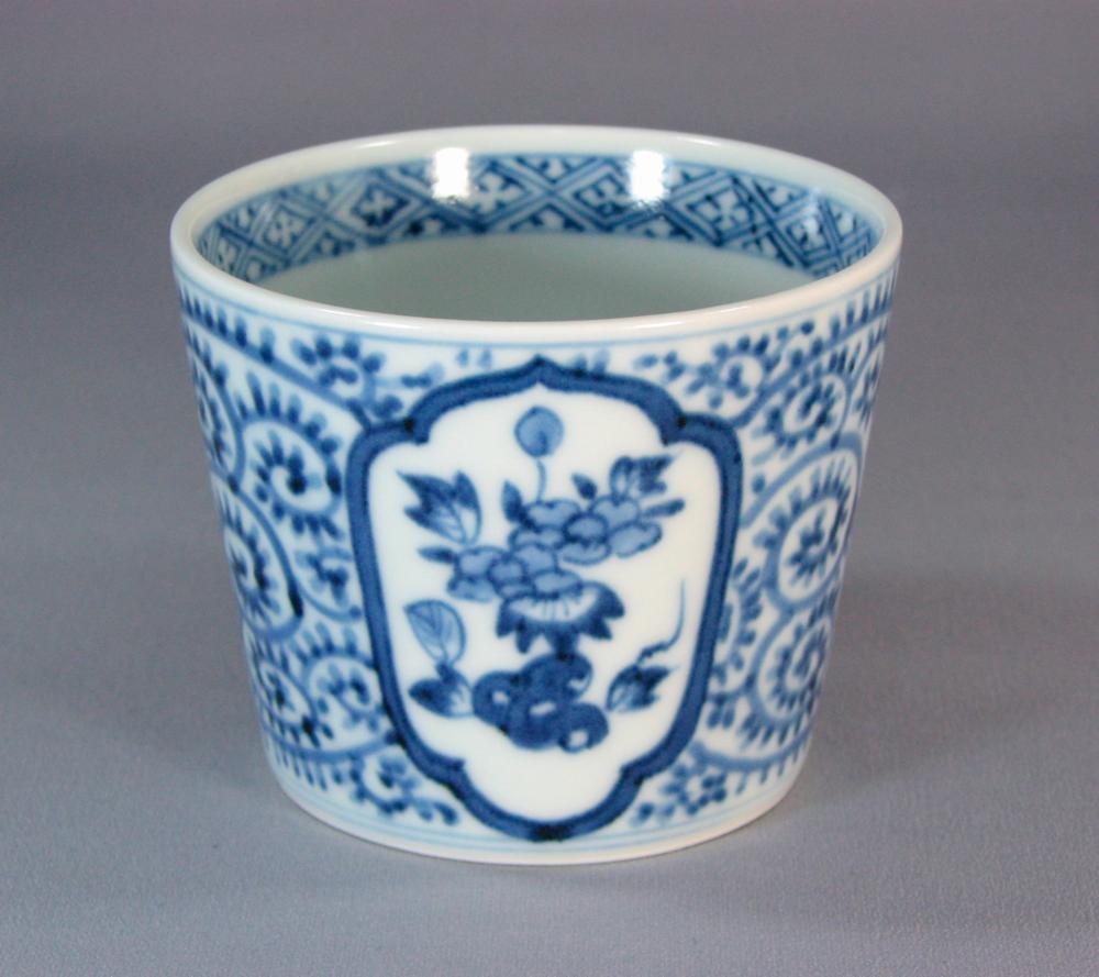 c175 古伊万里 蕎麦猪口 6客 染付 そば猪口 柳紋 【公式通販】