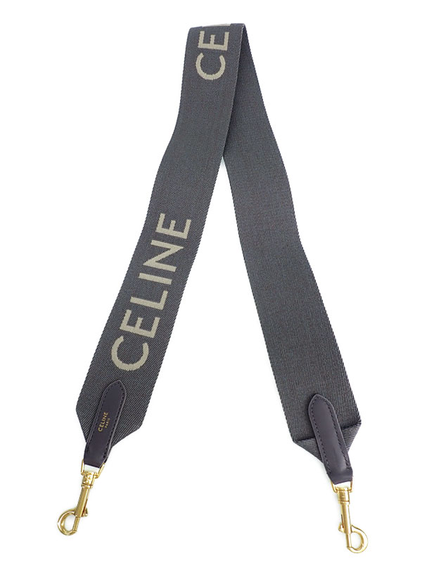 CELINEジャカード ショップ ロングストラップ / ウール CELINEジャ